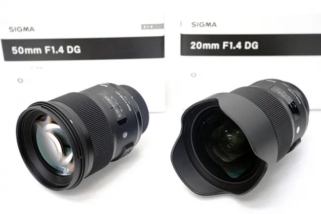 シグマ 20mm F1.4 DG HSM Art - 50mm F1.4 DG HSM Art レンズ買取り入荷情報 2016/11/30