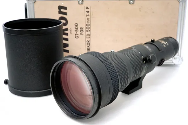 ニコン Ai Nikkor ED 500mm F4P IF レンズ カメラお買取りしました