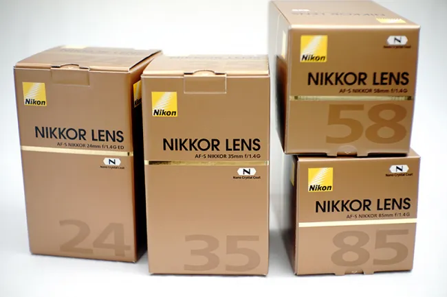 ニコン AF-S NIKKOR 24mm f/1.4G他 レンズ