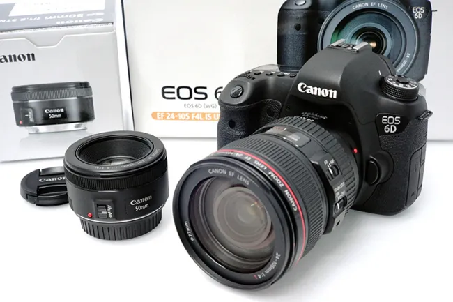 キヤノン EOS 6D EF24-105L IS USM レンズキット - EF50mm F1.8 STM カメラ・レンズ