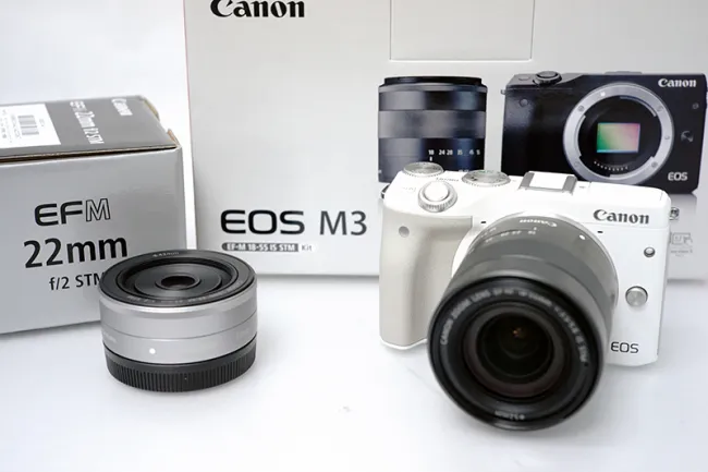 キヤノン EOS M3 EF-M18-55 IS STM レンズキット - EF-M22mm F2 STM カメラ・レンズ