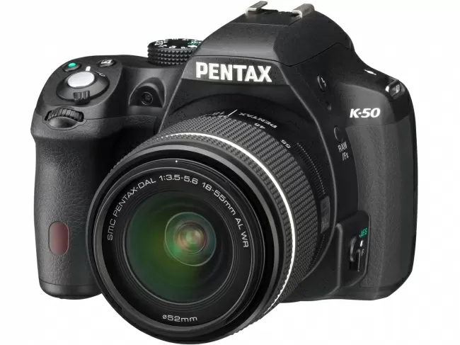 カメラ【単焦点レンズ付】k-50 pentax【ゴールド】