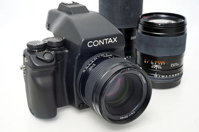 コンタックス 645 ボディ - 645 Planar T*80mm F2 中判フィルムカメラ
