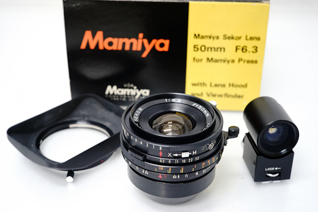 マミヤ MAMIYA SEKOR 50mm F6.3 ユニバーサルプレス用 レンズ