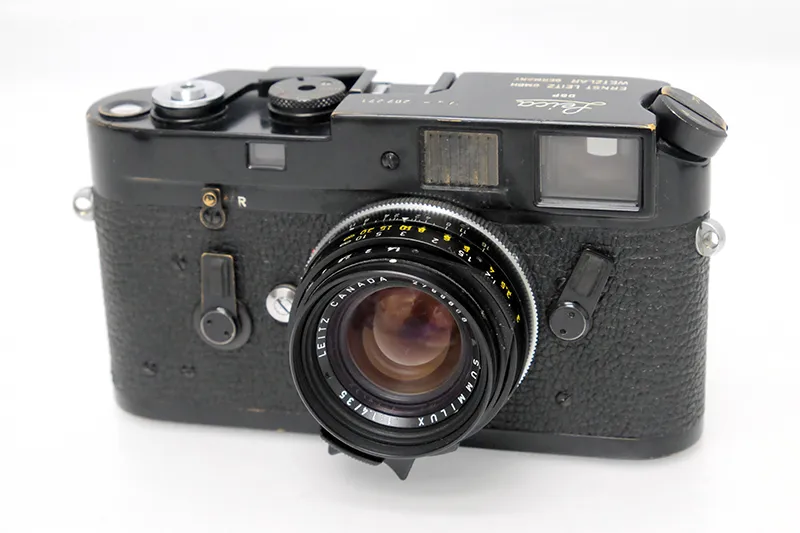 ライカ M4 ブラックペイント レンジファインダーフィルムカメラ カメラ 